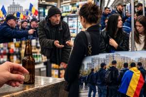 Un leu, o bere şi multă ură